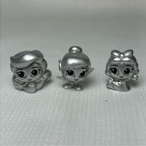 Disney Doorables 100 Celebration Silver Ariel, Tinker Bell , Snow White Figures
